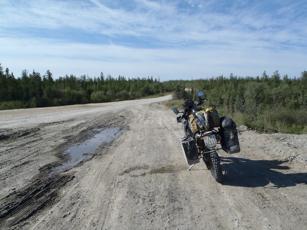 Russia on the way to Irkutsk: M56 where I stood up a Russian truck&nbsp;driver